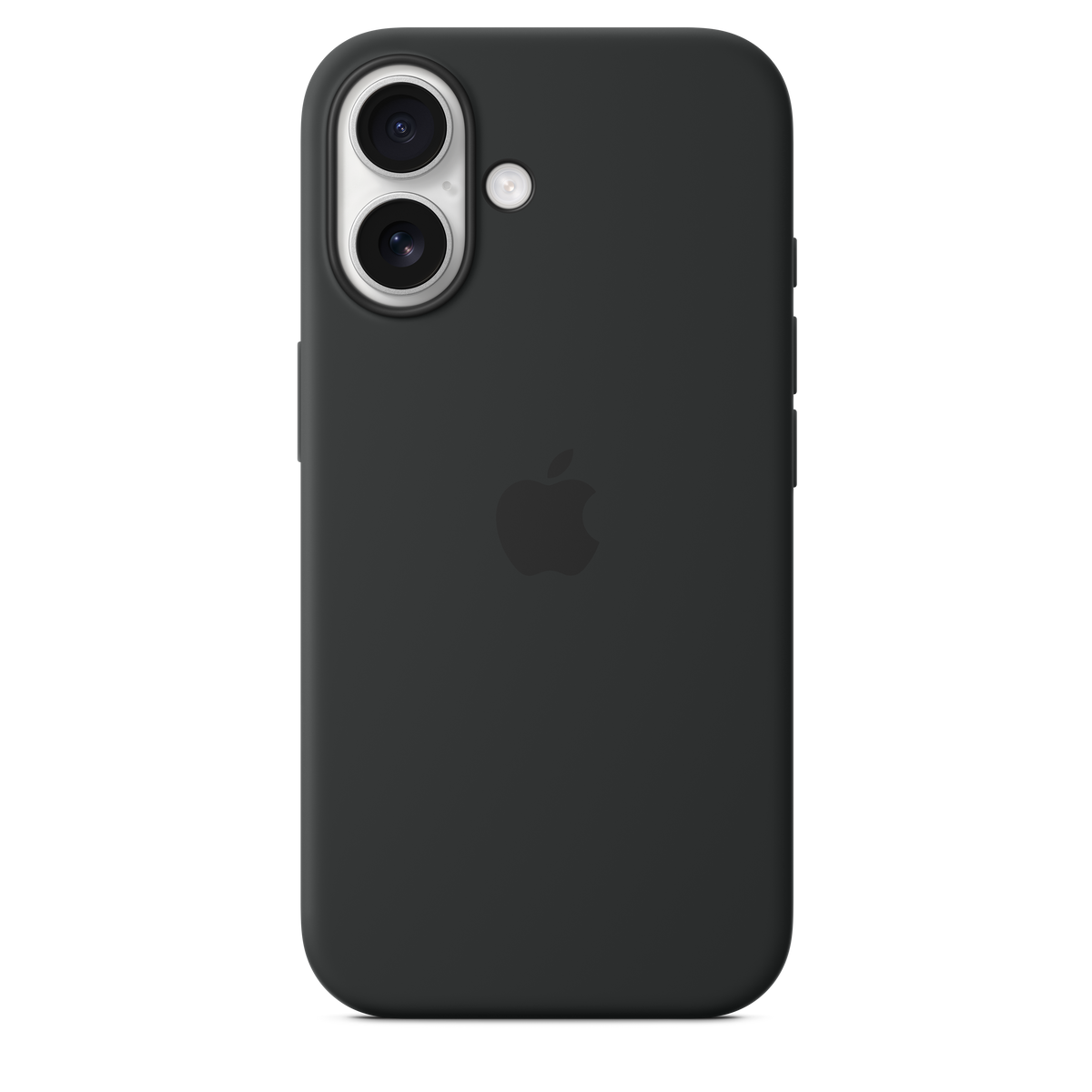 Funda de silicón con MagSafe para el iPhone 16 - Negro
