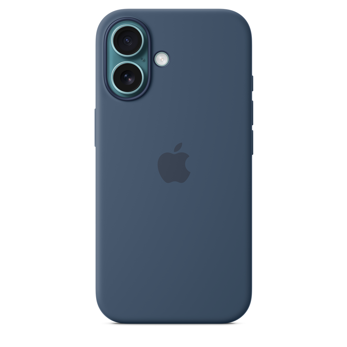 Funda de silicón con MagSafe para el iPhone 16 - Azul denim