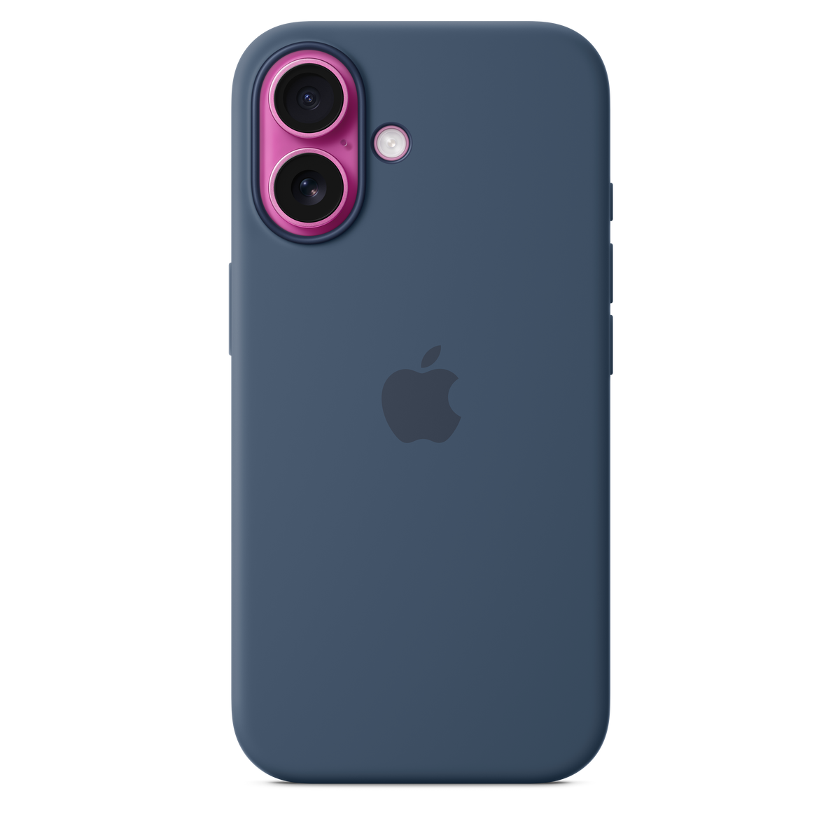 Funda de silicón con MagSafe para el iPhone 16 - Azul denim