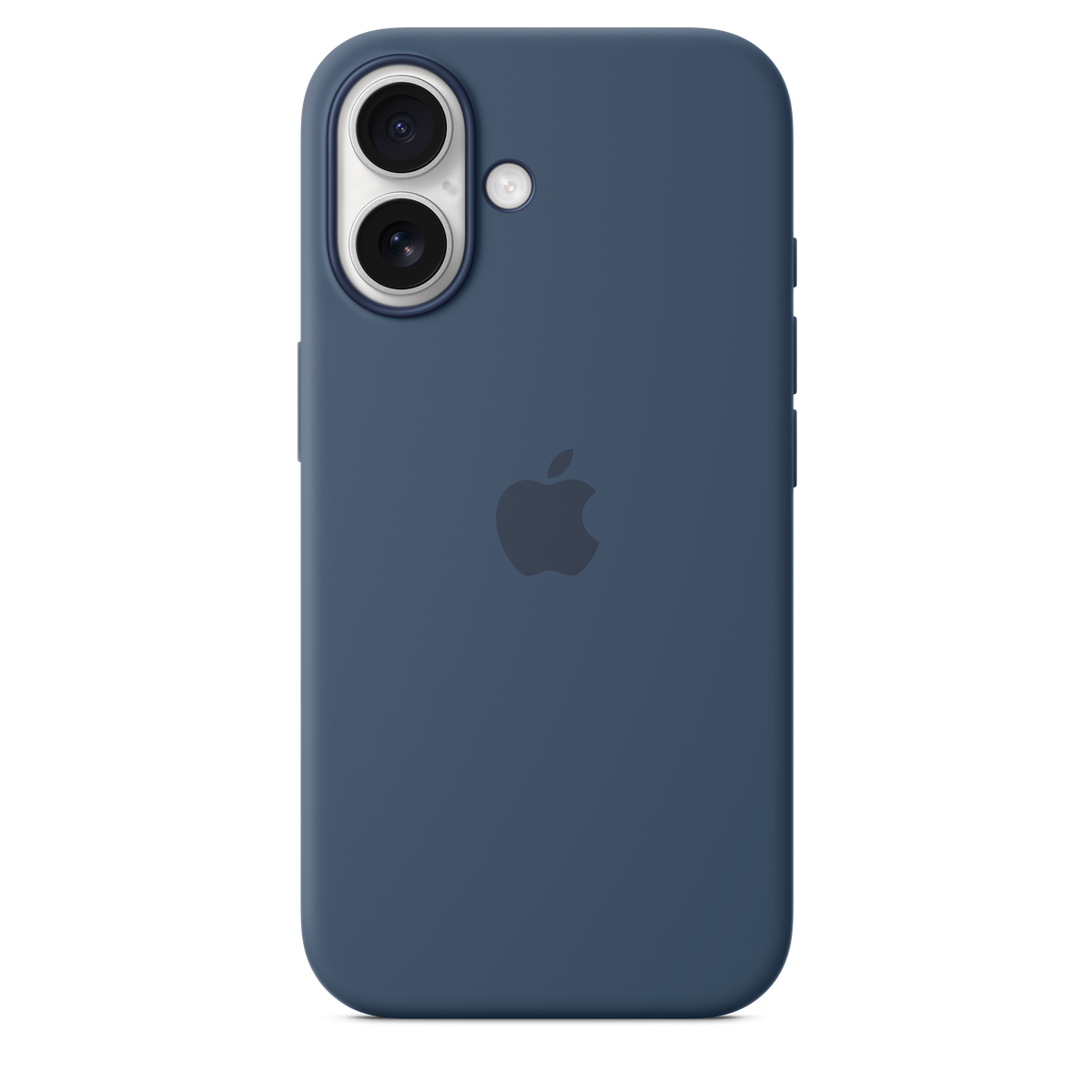Funda de silicón con MagSafe para el iPhone 16 - Azul denim