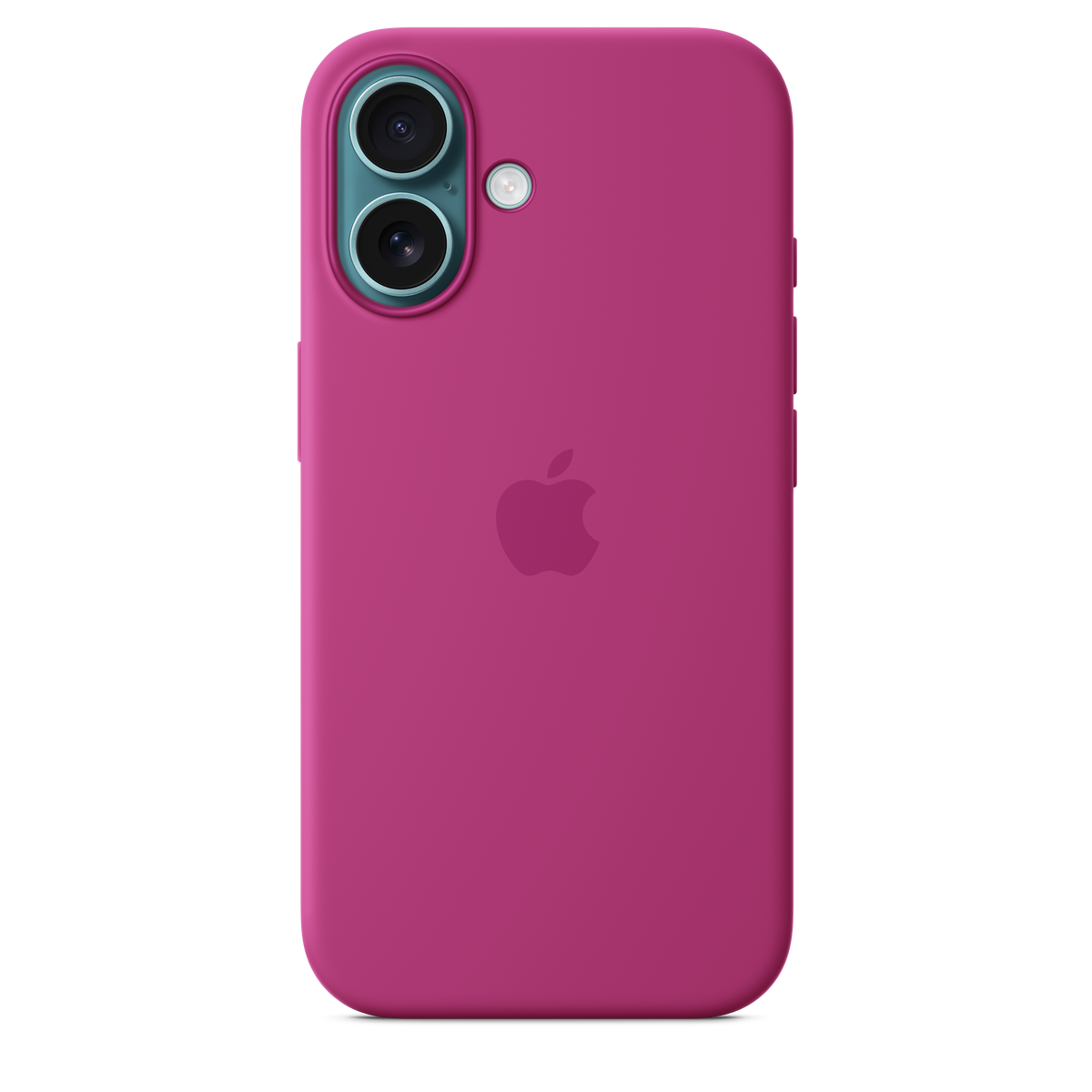 Funda de silicón con MagSafe para el iPhone 16 - Fucsia