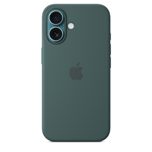 Funda de silicón con MagSafe para el iPhone 16 - Verde lago