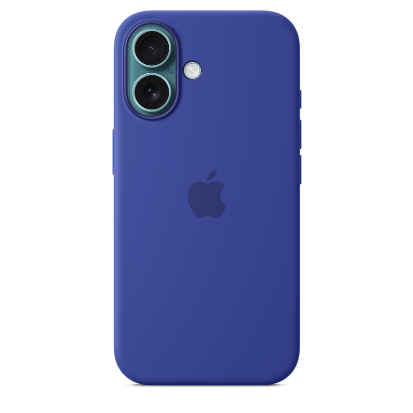 Funda de silicón con MagSafe para el iPhone 16 - Color ultramarino