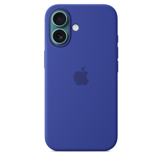 Funda de silicón con MagSafe para el iPhone 16 - Color ultramarino