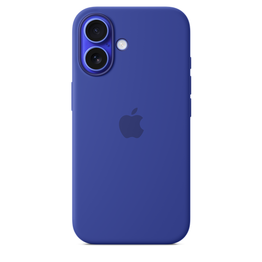 Funda de silicón con MagSafe para el iPhone 16 - Color ultramarino