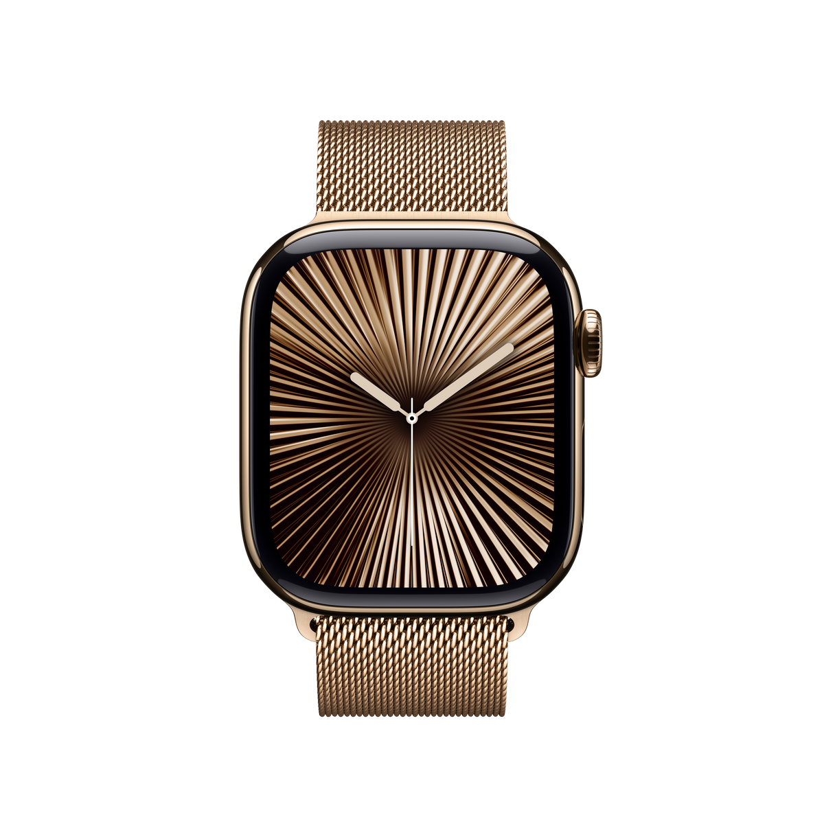 Correa estilo milanés color oro para caja de 42 mm