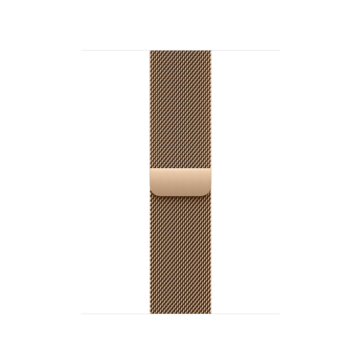 Correa estilo milanés color oro para caja de 42 mm