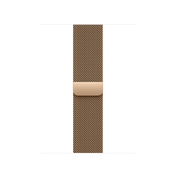 Correa estilo milanés color oro para caja de 42 mm