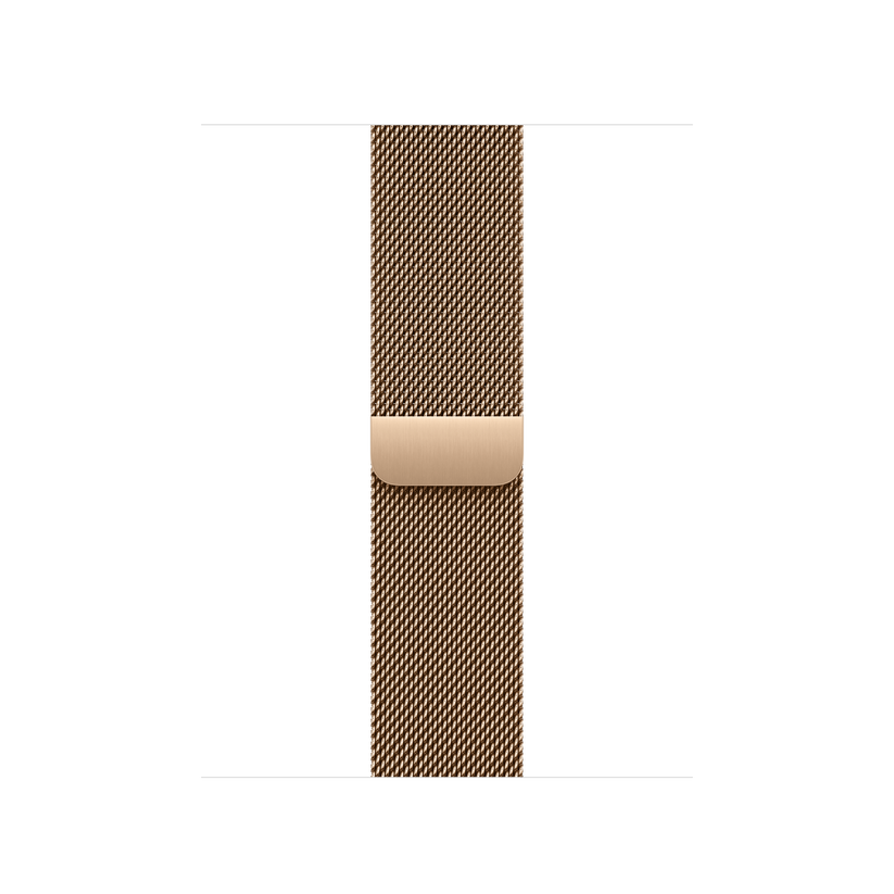 Correa estilo milanés color oro para caja de 42 mm