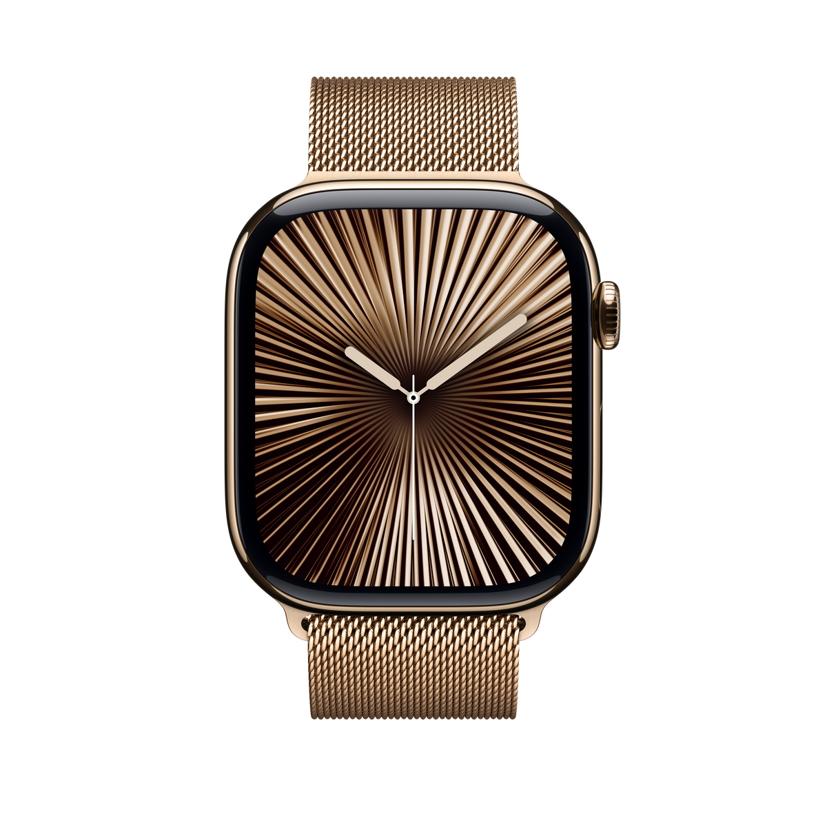 Correa estilo milanés color oro para caja de 46 mm - M/L