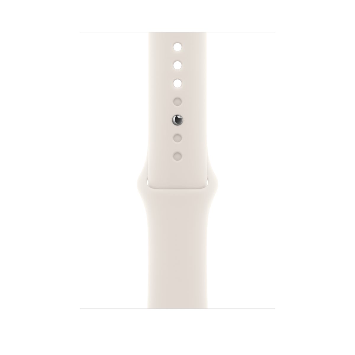 Correa deportiva blanco estelar para caja de 46 mm - M/L