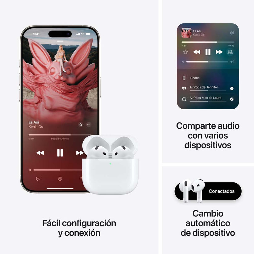 AirPods 4 con Cancelación Activa de Ruido
