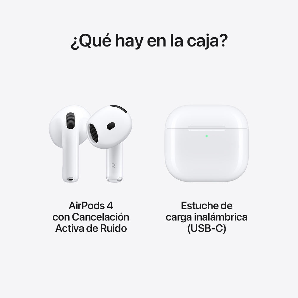 AirPods 4 con Cancelación Activa de Ruido