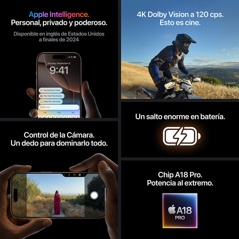 iPhone 16 Pro 1 TB Titanio negro