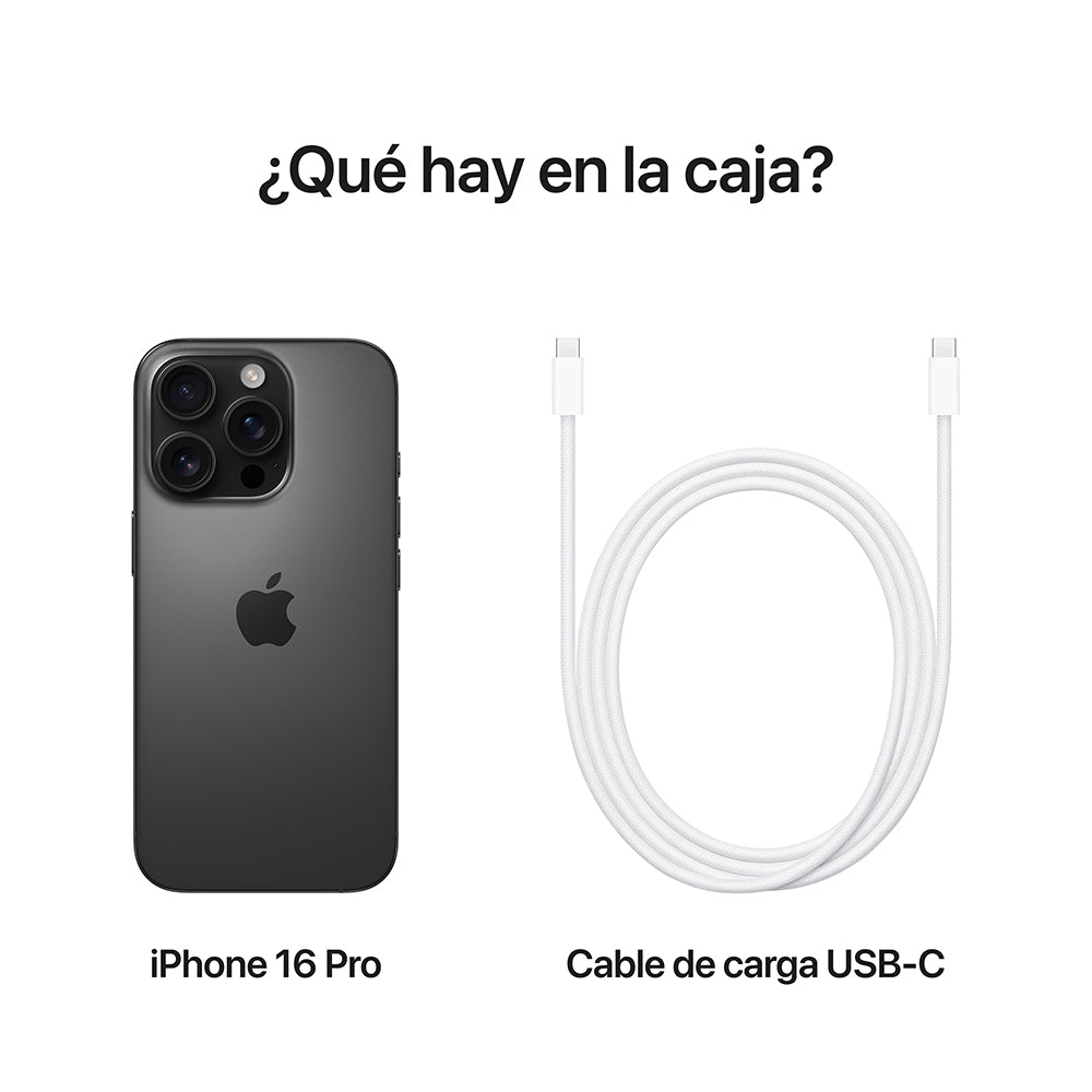 iPhone 16 Pro 512 GB Titanio negro