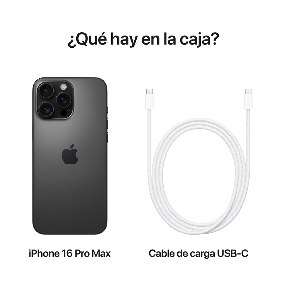 iPhone 16 Pro Max 256 GB Titanio negro