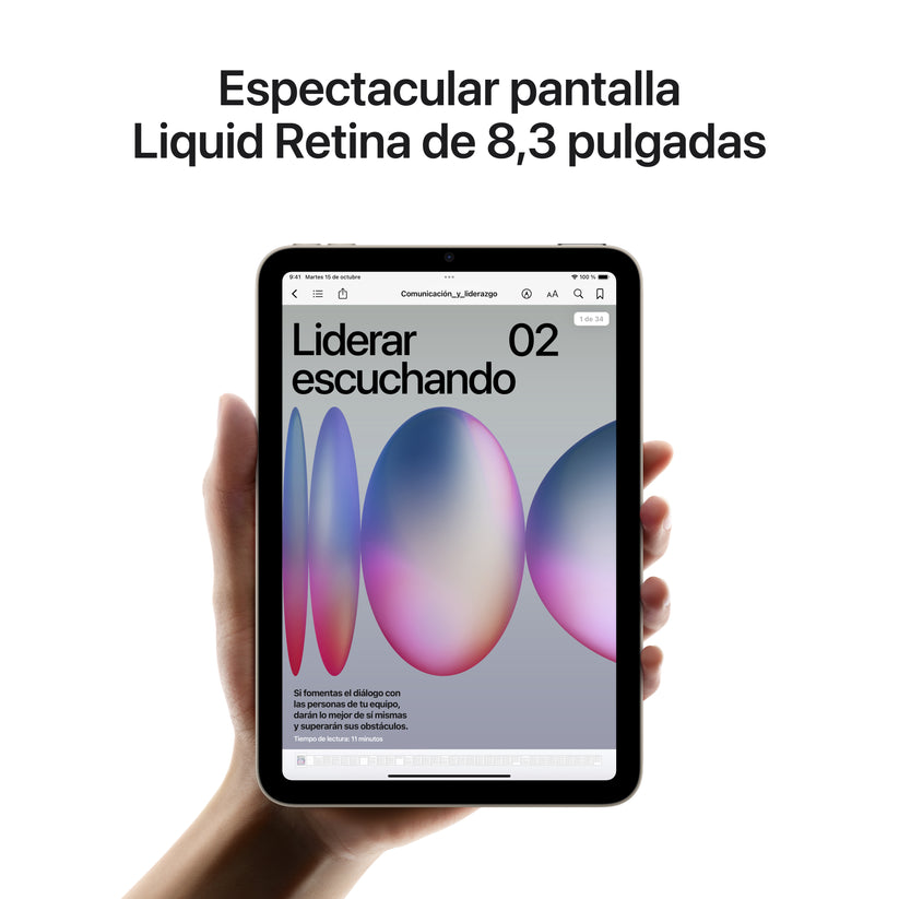 iPad mini Wi-Fi 128 GB - Blanco estrella (A17 Pro)
