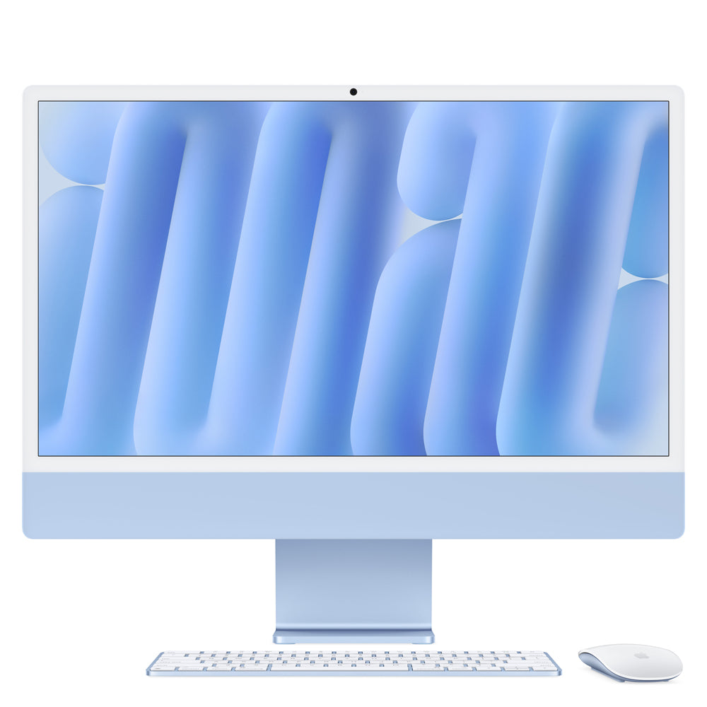 iMac con pantalla Retina 4,5K de 24 pulgadas: Chip M4 de Apple con CPU de 8 núcleos y GPU de 8 núcleos, 256 GB SSD - Azul