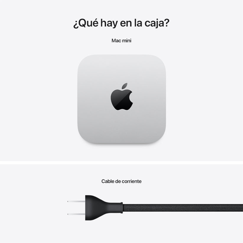 Mac mini: Chip M4 Pro de Apple con CPU de 12 núcleos y GPU de 16 núcleos, 512 GB SSD - Plata