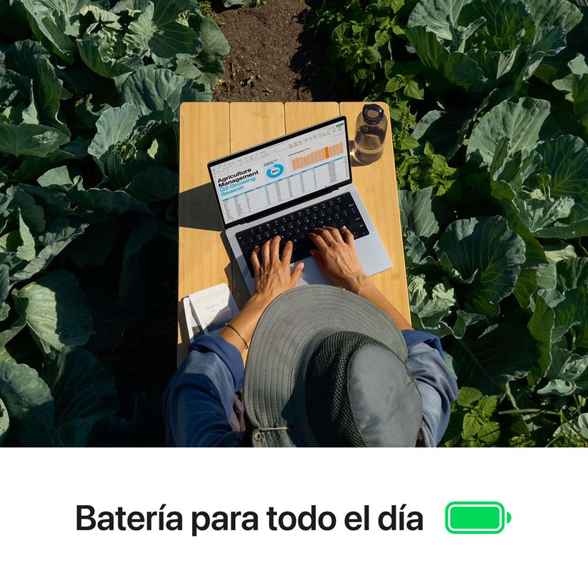 MacBook Pro de 14 pulgadas: Chip M4 de Apple con CPU de 10 núcleos y GPU de 10 núcleos, 512 GB SSD - Plata