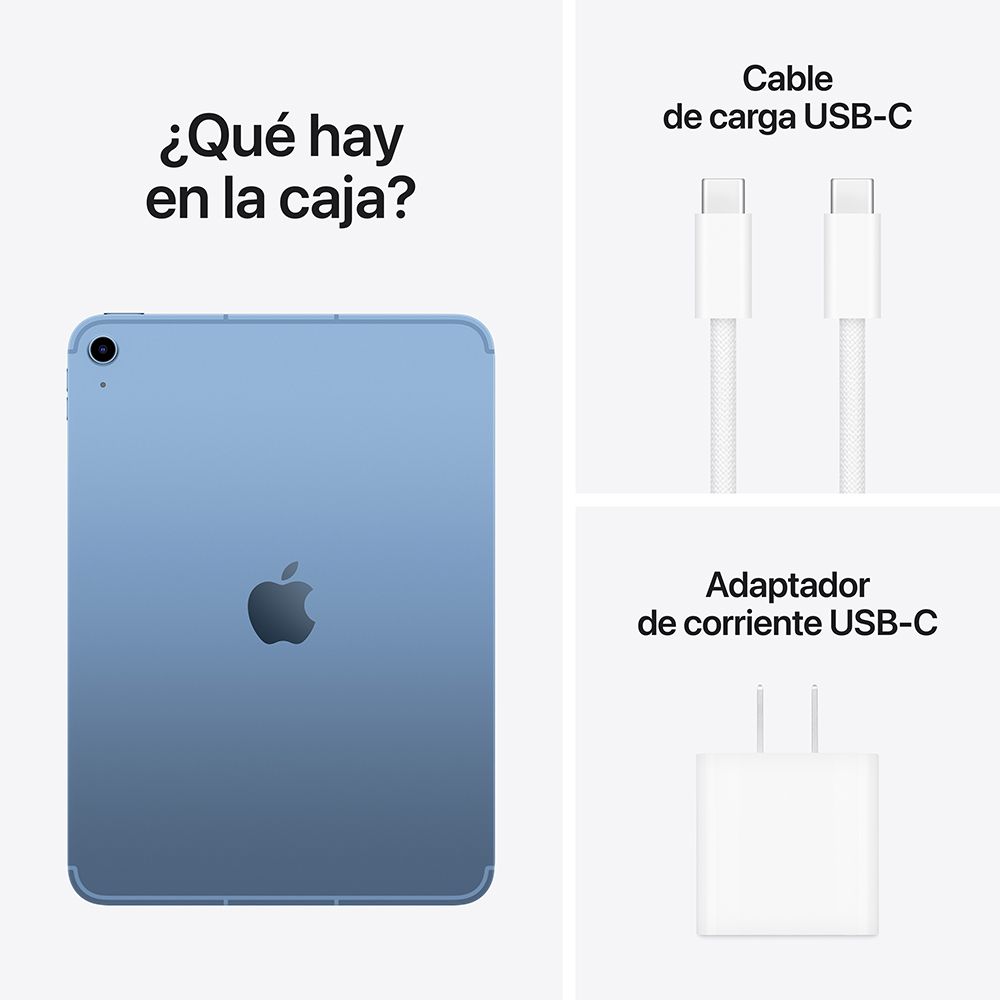 iPad Wi-Fi + Cellular 128 GB - Azul (A16)