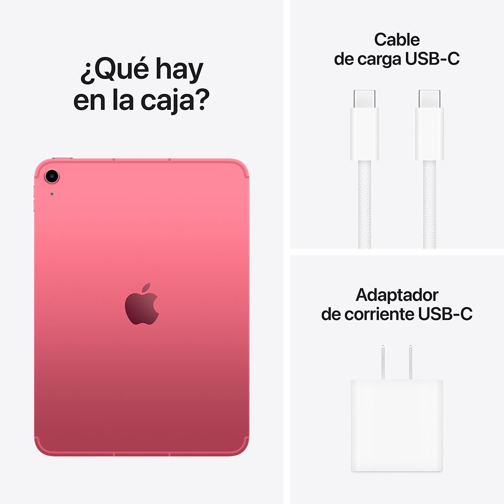 iPad Wi-Fi + Cellular 128 GB - Rosa (A16)