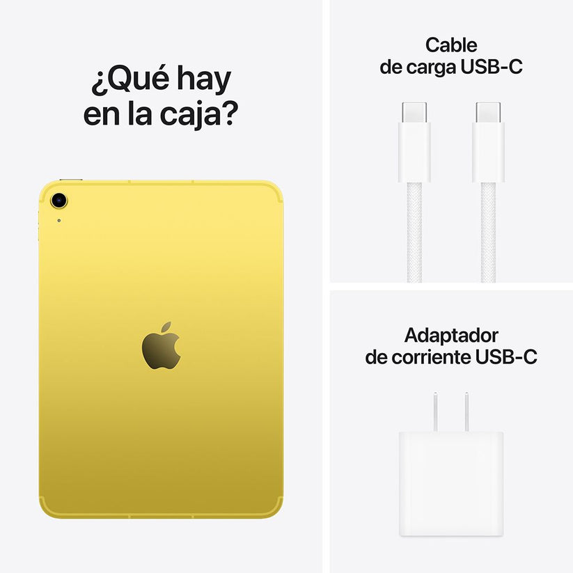 iPad Wi-Fi + Cellular 512 GB - Amarillo (A16)