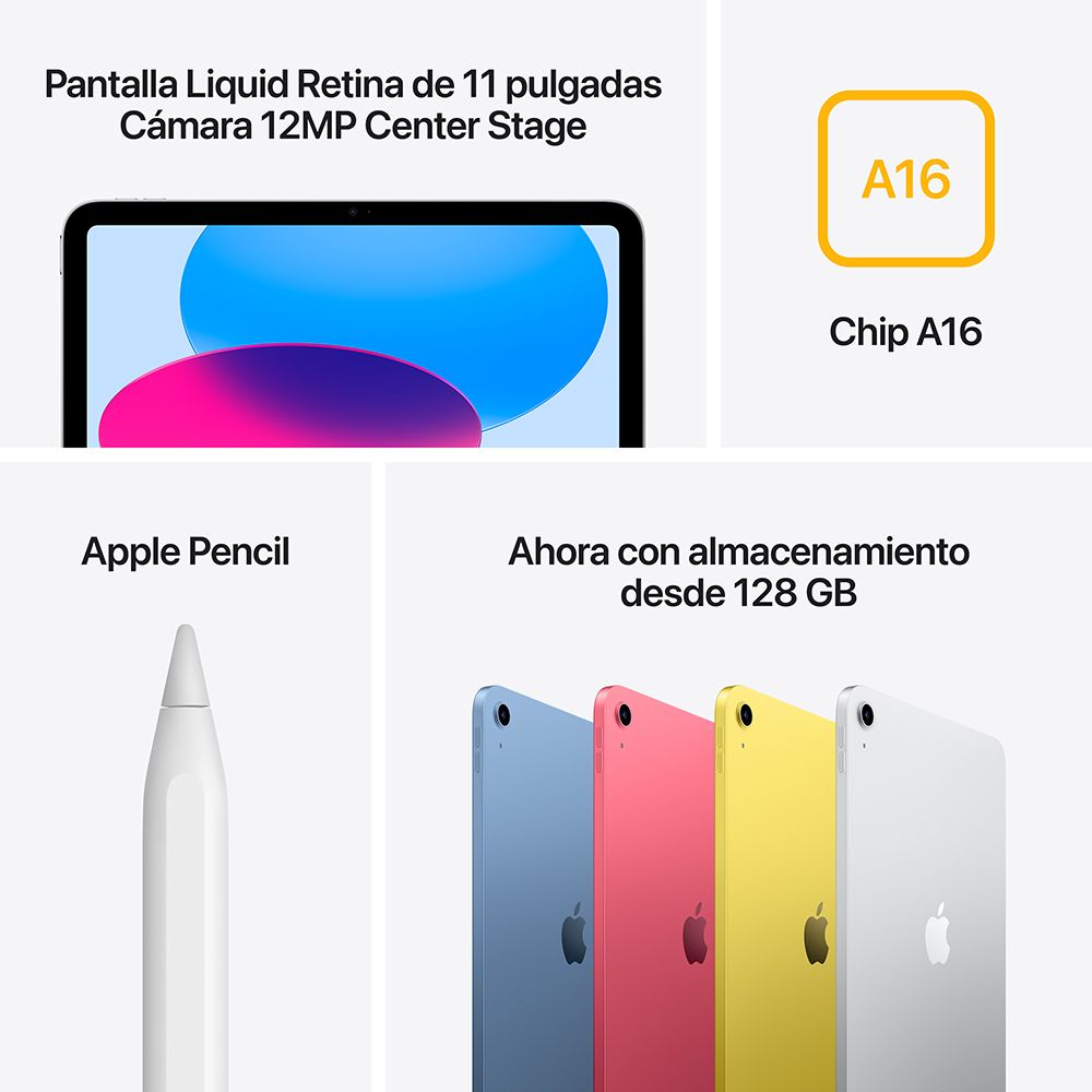 iPad Wi-Fi 256 GB - Rosa (A16)