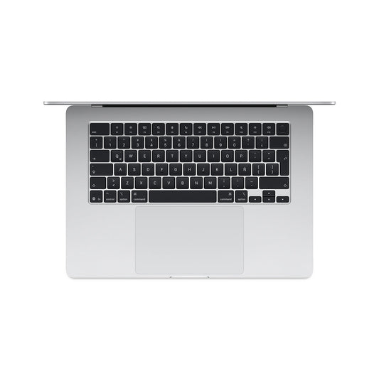 MacBook Air de 15 pulgadas: Chip M4 de Apple con CPU de 10 núcleos y GPU de 10 núcleos, 256 GB SSD - Plata