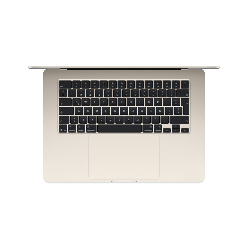 MacBook Air de 15 pulgadas: Chip M4 de Apple con CPU de 10 núcleos y GPU de 10 núcleos, 256 GB SSD - Blanco estrella