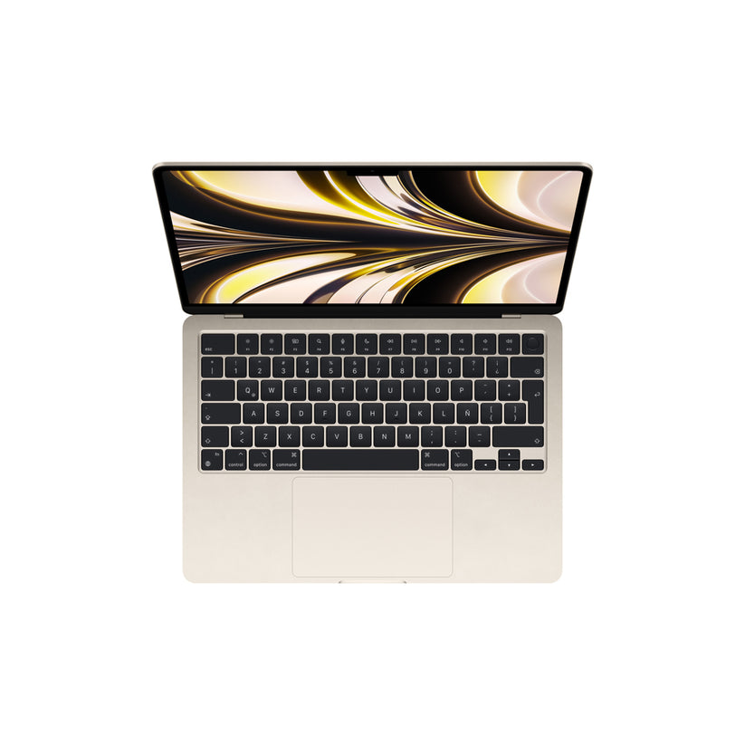 MacBook Air de 13 pulgadas: Chip M2 de Apple con CPU de ocho núcleos y GPU de diez núcleos, 512 GB SSD - Blanco estrella