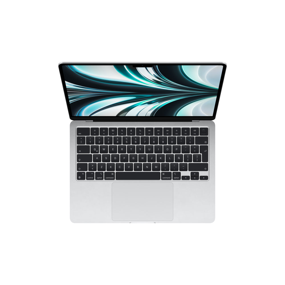 MacBook Air de 13 pulgadas: Chip M2 de Apple con CPU de ocho núcleos y GPU de ocho núcleos, 256 GB SSD - Plata