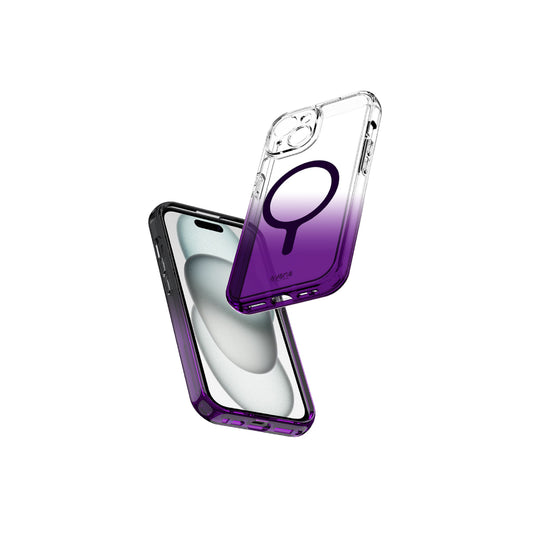Estuche Avana Sunrise con magsafe para iPhone 15 Pro - Clear / Lavender