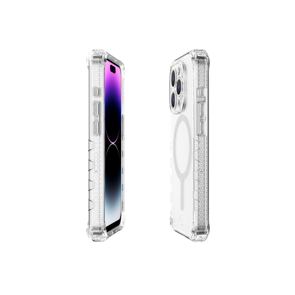 Estuche Itskins Supreme con magsafe para iPhone 15 Pro - Clear