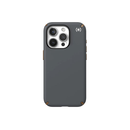 Estuche Speck con magsafe para iPhone 15 Pro - Gris Oscuro