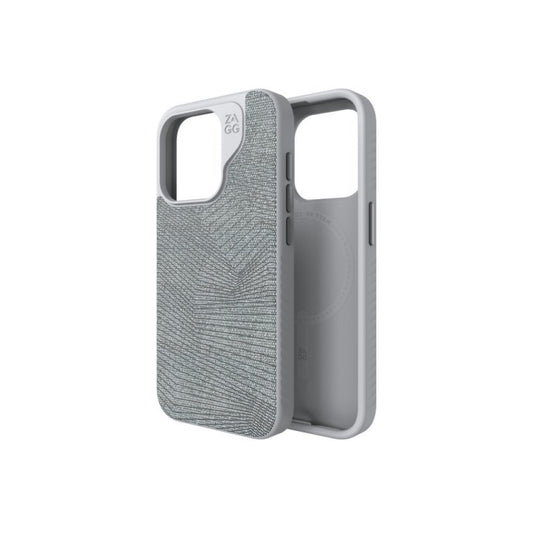 Estuche Zagg London con magsafe para iPhone 15 Pro - Gris