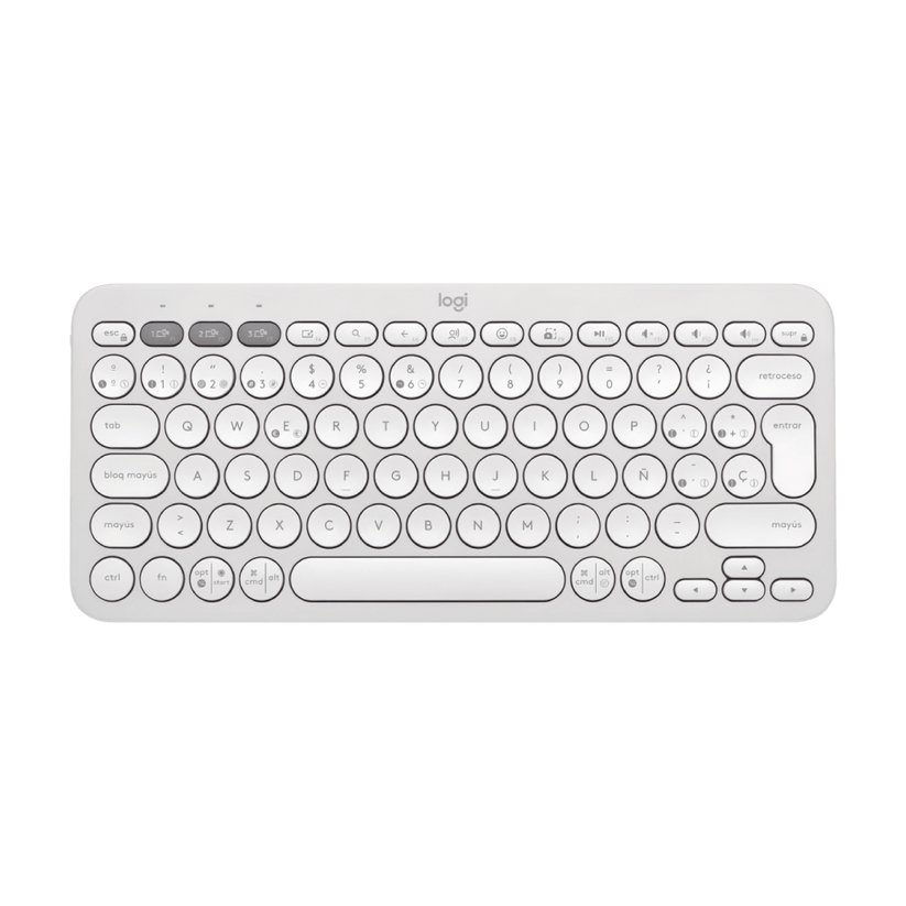 Teclado Bluetooth Logitech K380 - Blanco