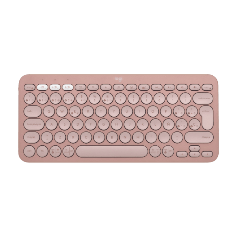 Teclado Bluetooth Logitech K380 - Rosado