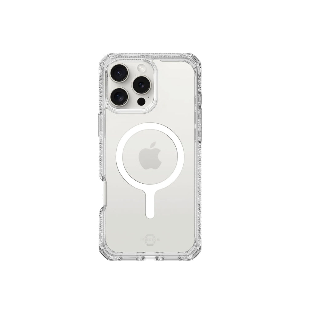 Estuche Itskins Hybrid Clear con magsafe para iPhone 16 Pro Max -  Transparente