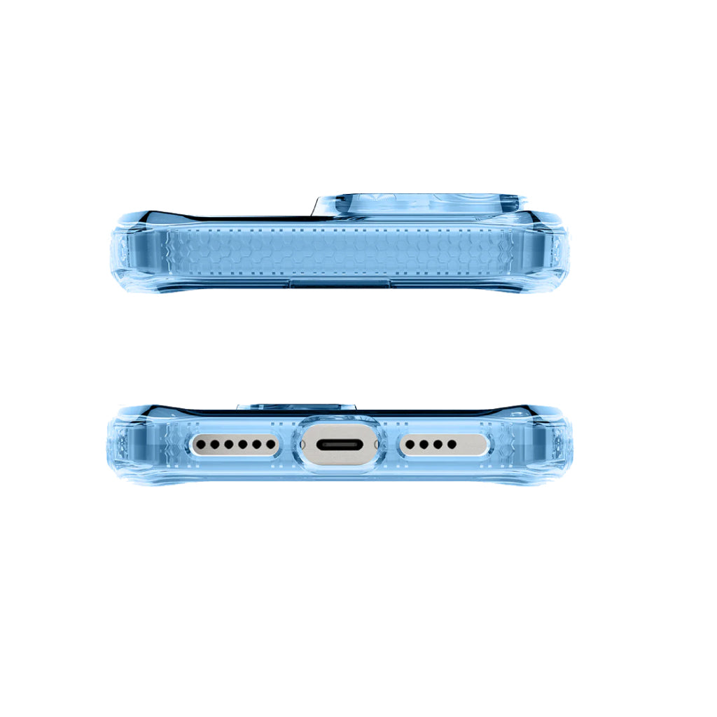 Estuche Itskins Hybrid Vapor con magsafe para iPhone 16 Pro - Azul