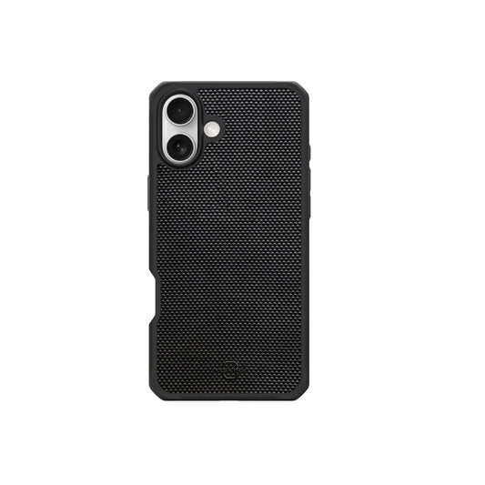 Estuche Itskins Ballistic Nylon con magsafe para iPhone 16 - Negro
