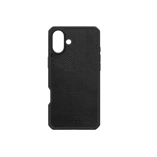 Estuche Itskins Ballistic Nylon con magsafe para iPhone 16 - Negro