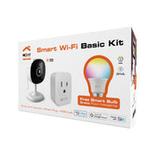 Kit basico de seguridad inteligente Nexxt Wi-Fi/bluetooth