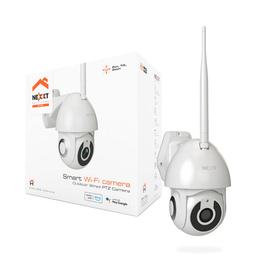 Cámara inteligente Nexxt Wi-Fi Full HD PTZ motorizada para exteriores