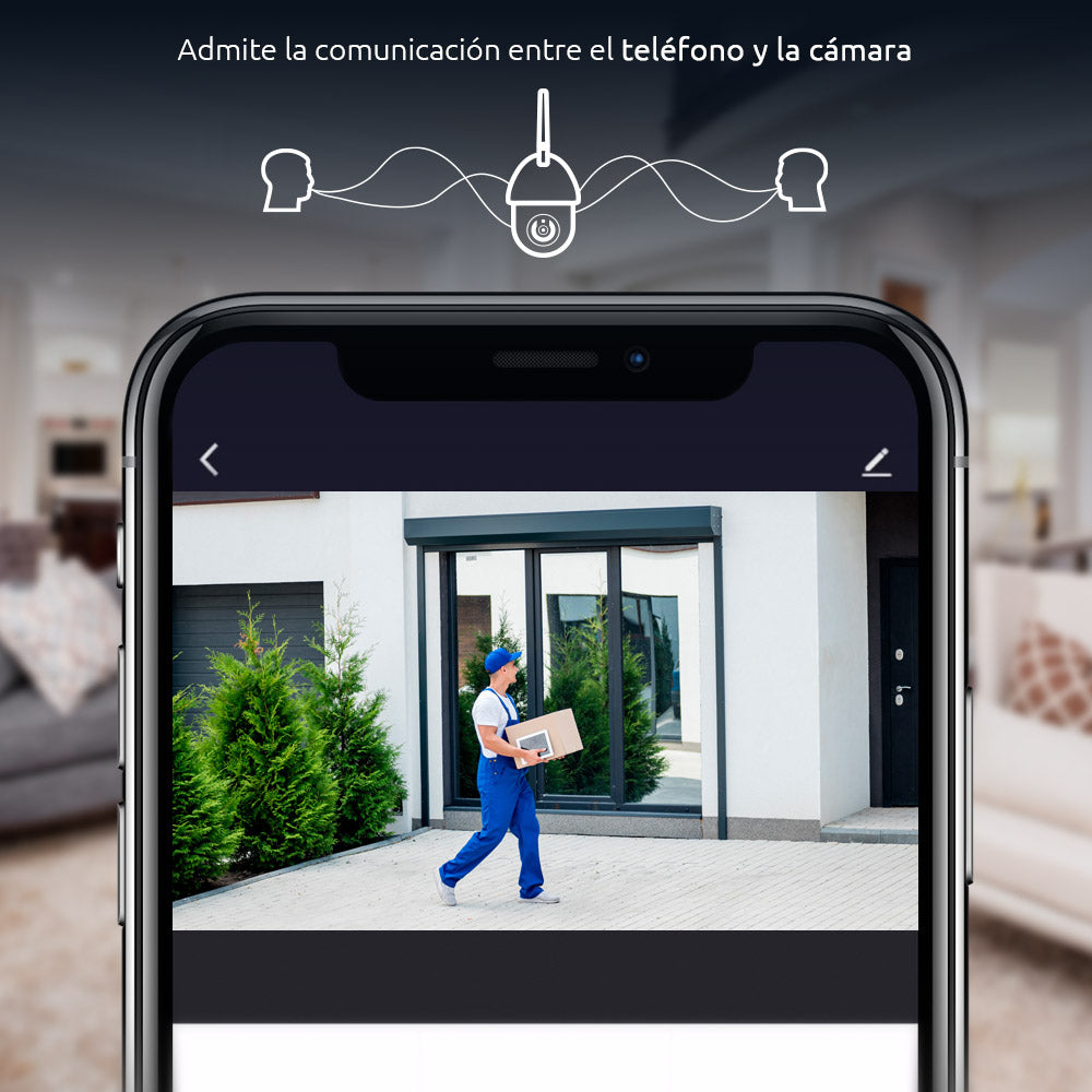 Cámara inteligente Nexxt Wi-Fi Full HD PTZ motorizada para exteriores