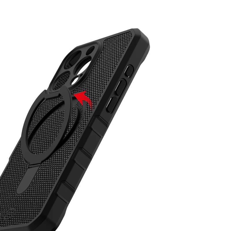 Estuche Itskins Force Nylon con magsafe para iPhone 16 Pro - Negro