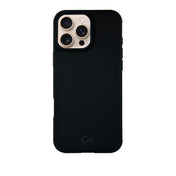 Estuche iCon silicón con magsafe para iPhone 16 Pro - Negro