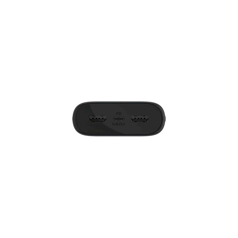 Batería Belkin Power Bank 20,000 mAh USB-A a USB-C 20W - Negro
