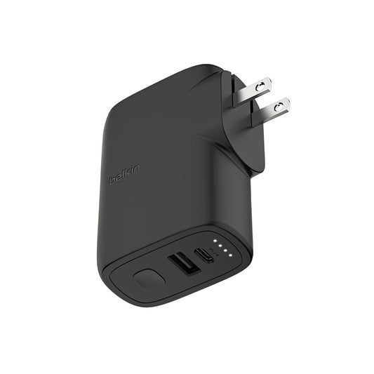 Batería Belkin Power Bank 5,000mAh con cargador de pared 25 W - Negro
