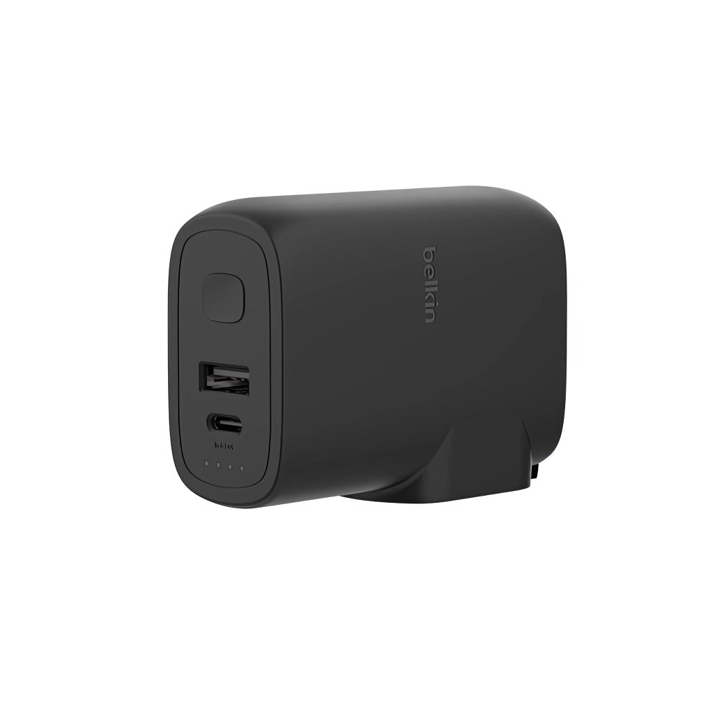 Batería Belkin Power Bank 5,000mAh con cargador de pared 25 W - Negro